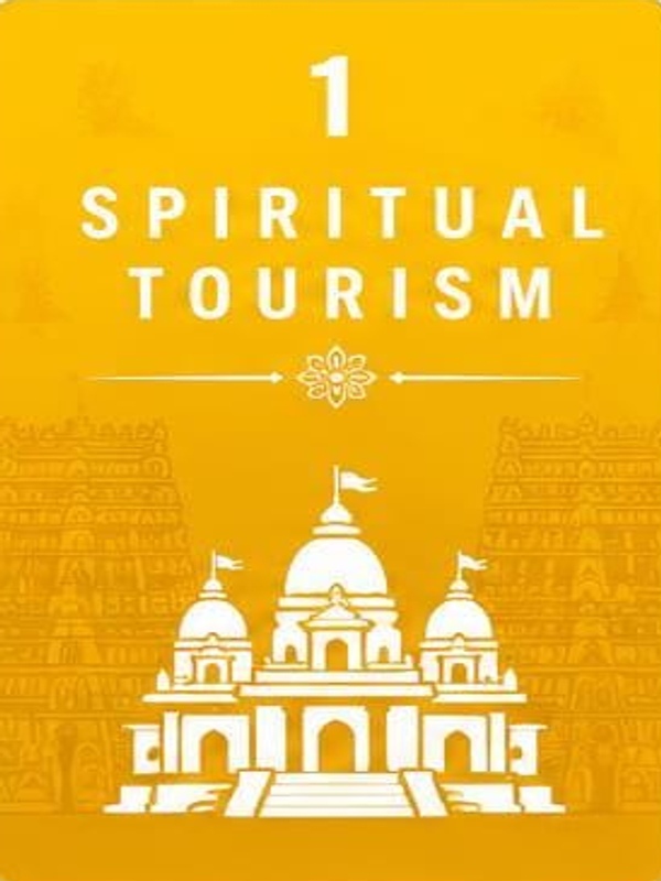 Spiritual tour concept poster
